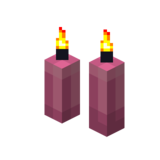 Две розовые свечи (горящие).png